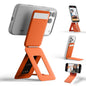 MOFT Phone Stand, Magnetic Phone Tripod Stand Stain-Resistant MOVAS Leather & Angle Adjustment & Strong Magnets Tripod for iPhone 18 Pro & 18 Pro Max & 17-12 Series (Included Metal Ring)-Sunset