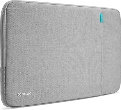 tomtoc 360 Protective Laptop Sleeve for 14-inch MacBook Pro M4/M3/M2/M1 Pro/Max A3112 A3401 A3185 A2992 A2918 A2779 2024-2021, Water-Resistant Case Bag with Accessory Pocket for 13.8 Surface Laptop 7