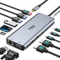 Selore Laptop Docking Station, Dual Monitor USB C Hub for MacBook