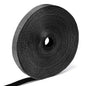 WILLBOND 1 Inch x 90ft Fastening Tape Cable Ties Reusable Fastening Nylon Tape Double Side Hook Roll Hook and Loop Straps Wires Cords Management Wire Organizer Straps (Black)