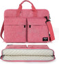 KINGSLONG Slim 17.3 inch Laptop Sleeve Bag Carrying Case with Shoulder Strap, Notebook Ultrabooks Computer Handbag Cover for Men Women Fit for Acer Asus HP Pink