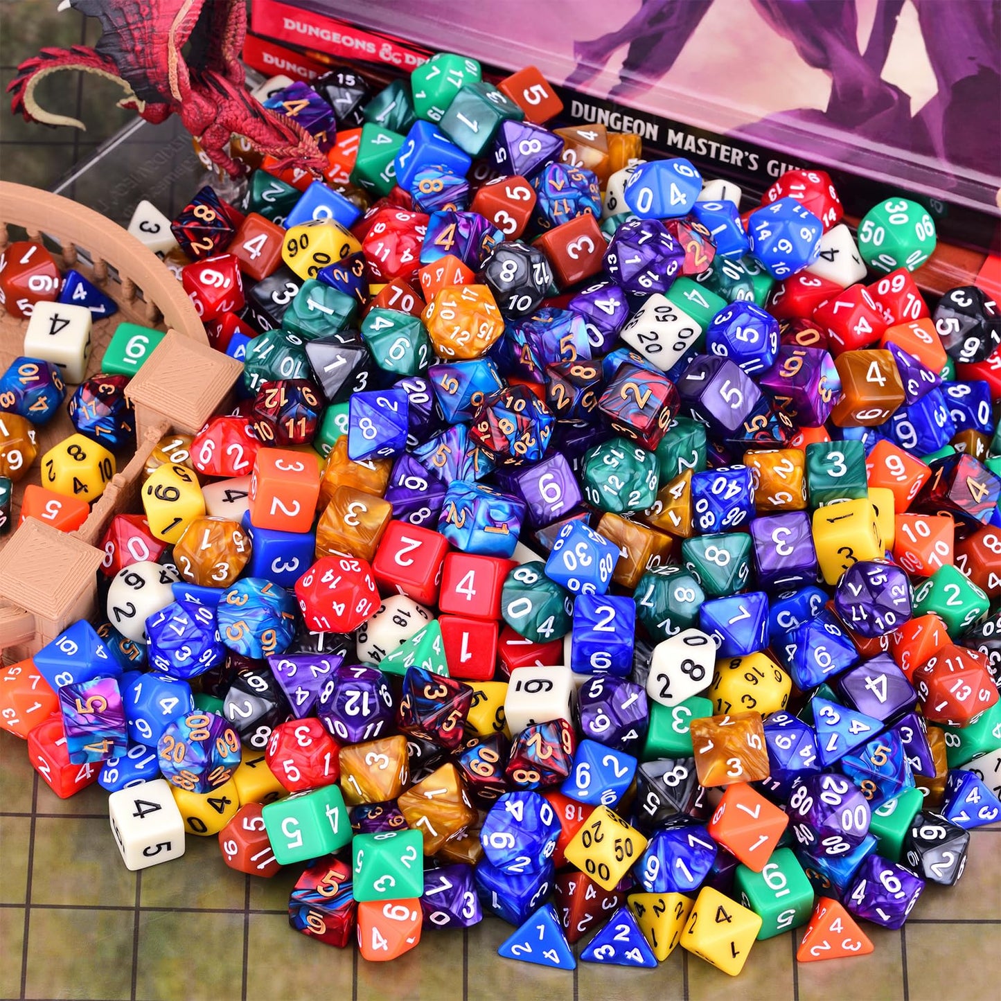 Amiven Extended Dice RPG Set