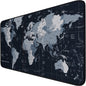 Large Mouse Pad with Stitched Edges, Durable Non-Slip Natural Rubber Base