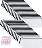 Vuzvuv 30pcs 9.1"x 4.5" Mesh Zipper Pouch Zipper Bags, Zipper Case Pouch Bulk, Mesh Bag for File, Makeup, Board Game Office Home Travel Storage