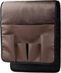 Wanty Velvet Sofa Couch Chair Armrest Soft Caddy Organizer Holder for Remote Control, Cell Phone, Book, Pencil (Brown)