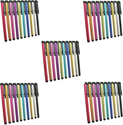 INNOLIFE Metal Stylus Touch Screen Pen Compatible with Apple iPhone 4 4S 5 5S 5C 6 6 Plus iPad Galaxy Tablet Smartphone PDA (50)