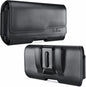 DeBin Case for Galaxy S25 S24 5G S23, S22, S21, S20, S10, S9, A10e, A01, Note 10, Cell Phone Belt Holster Clip Pouch Holder Cover (Fits Samsung with Case on) Black