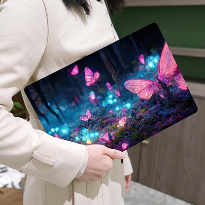 MEEgoodo for MacBook Air 13 inch Case 2021 2020 2019 2018 Released A2337 M1 A2179 A1932 with Touch ID, Plastic Hard Shell & Keyboard Cover Compatible with MacBook Air Case 13.3, Fantasy Forest
