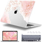 Lepeoac for MacBook Pro 16 inch Case 2019 2020 Release Model A2141, Plastic Hard Shell Cover with Keyboard Cover for MacBook Pro 16 inch with Touch Bar & Touch ID - Watercolor Floral