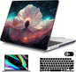 Mektron Case for MacBook Pro 16" M4 A3403 A3186 M3 A2991 M2 A2780 M1 A2485 (2021/2023/2024) Pro/Max with Touch ID, Hard Shell Plastic Laptop Cover Keyboard Cover Screen Protector, Galaxy Flower