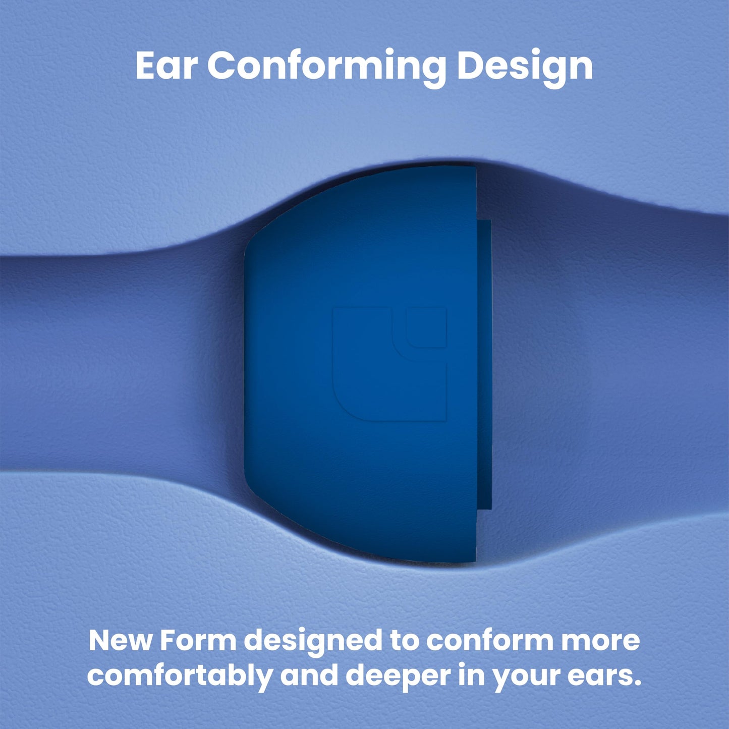 Foam Masters Ultra-Premium Memory Foam Ear Tips for AirPods Pro 1st & 2nd Gen | 3 Pairs | New Ver. | Secure Fit | Super Comfort | Better Noise Cancel | Replacement Buds (Small, Blue)