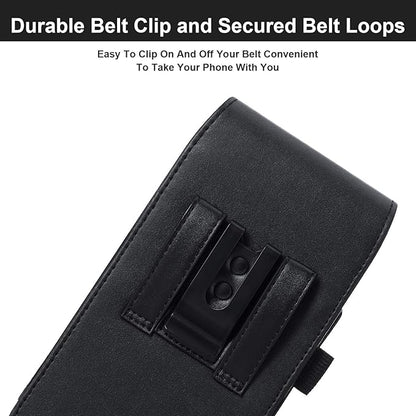 BECPLT for iPhone 15 Pro Max 15 Plus 14 Pro Max 13 Pro Max 12 Pro Max Holster Black Mobile Phone Belt Pouch Holster Cover Belt Clip Case Pouch for Samsung Galaxy S24+ S23+ S23+ S22+ S23 FE S21 FE 5G