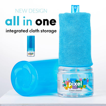 Pixel Perfect | 10oz | Screen Cleaner Kit, for TV, Laptops, Computers, Monitors, Phones, Tablets | 300ml Cleaning Kit, Premium Natural Spray