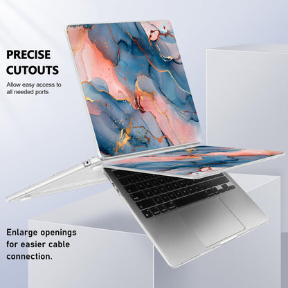 Lepeoac Case for 2026/2025/2024/2023 MacBook Air 15-inch Laptop Release M5 A3448 /M4 A3241 /M3 A3114 /M2 A2941, Stylish Protective Hard Shell Cover for MacBook Air 15.3 inch, Abstract Art P492
