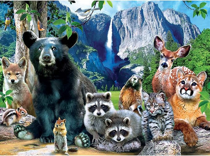 MasterPieces – 100 Piece Jigsaw Puzzle for Kid 6+ Years, Wildlife of Shenandoah National Park, Educational and Fun Game, Gift Idea for Children, 19" x 14"