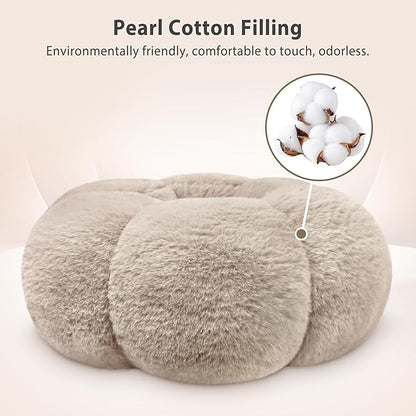 CreaDream Pumpkin Tablet Pillow Stand Holder for Kindle iPad, Adjustable Phone Pillow Stand for Lap Bed with Detachable Snack Bowl, Compatible with 4.7"-13" Tablet, iPad, iPhone, Samsung Tabs, Kindle