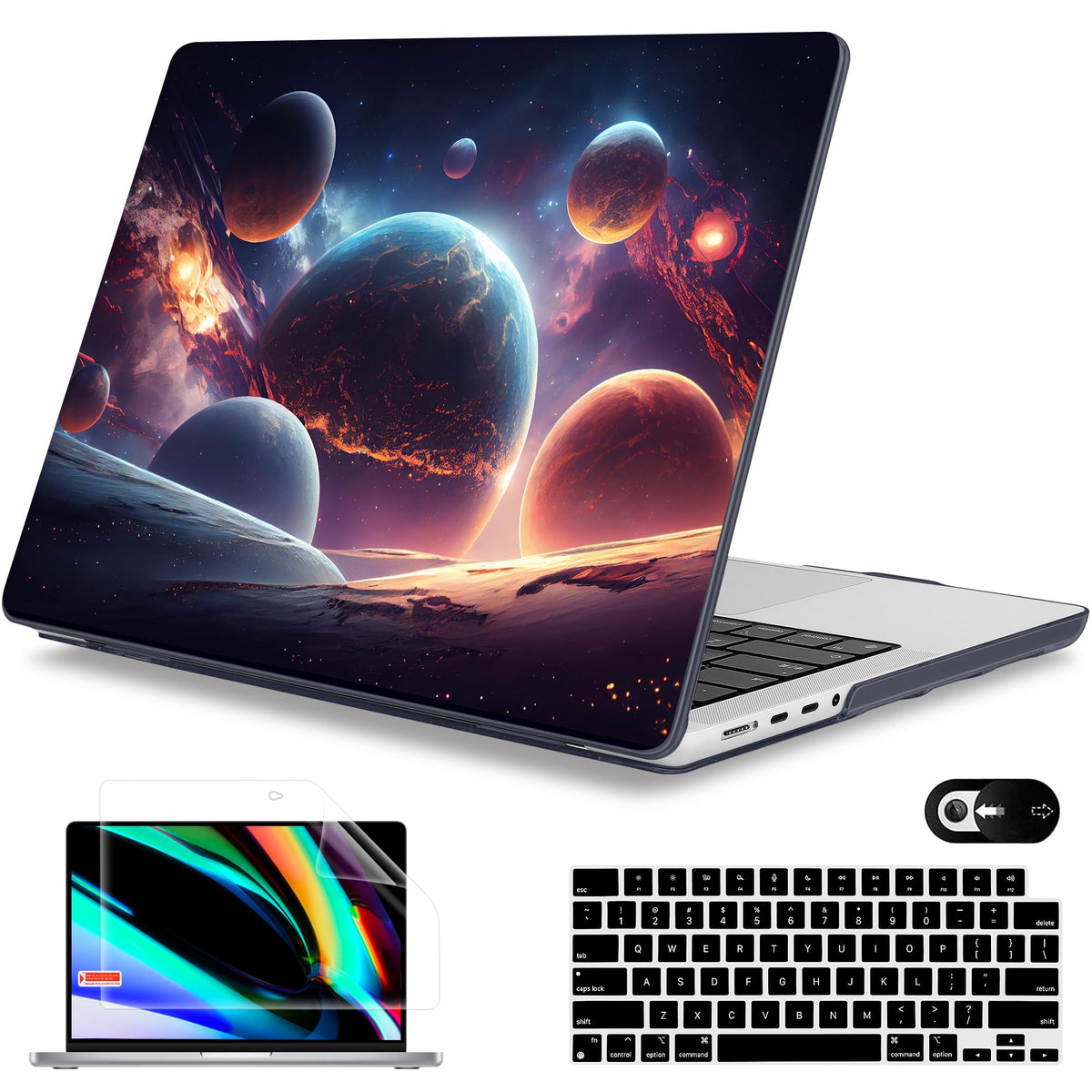 Mektron Case for 2026 M5 MacBook Pro 16 inch A3429 A3428 M4 A3403 A3186 M3 A2991 M2 A2780 M1 A2485 (2021-2025) Pro/Max with Liquid Retina XDR, Hard Shell Plastic Laptop Cover