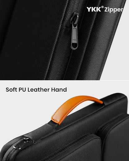 tomtoc 360 Protective Laptop Sleeve for 14-inch MacBook Pro M3/M2/M1 Pro/Max A2918 A2992 A2779 A2442 2023-2021, 13.5-14.4 Inch Surface Laptop 6/5/Studio 2/1, Water-Resistant Carrying Case