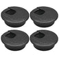 Desk Grommet 2" (50 mm), Desk Cord Hole Cover, Cable Grommet ABS Plastic, Desk Hole Grommet for Office and Home Table Cable, Detachable Cable Cord Organizer (Light Grey 4 Pcs)