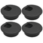 BOPOREAE Desk Grommet 1-3/8" (35 mm), Desk Cord Hole Cover, Cable Grommet ABS Plastic, Desk Hole Grommet for Office and Home Table Cable, Detachable Cable Cord Organizer (Light Grey 8 Pcs)