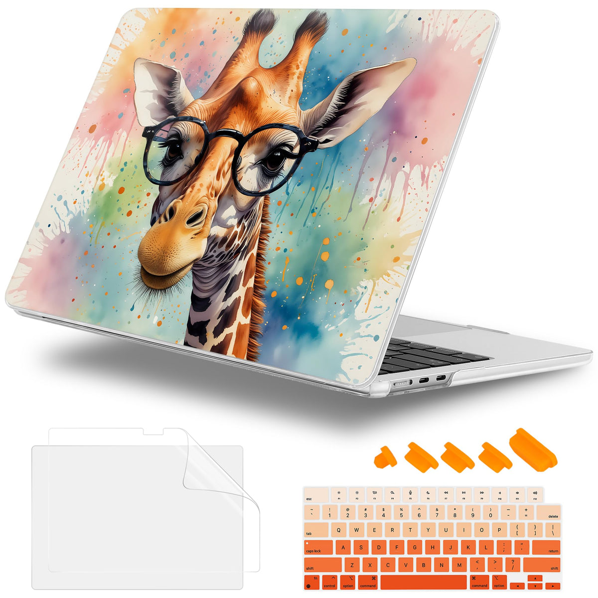 Lepeoac Case for 2026/2025/2024/2023 MacBook Air 15-inch Laptop Release M5 A3448 /M4 A3241 /M3 A3114 /M2 A2941, Stylish Protective Hard Shell Cover for MacBook Air 15.3 inch, Mountains