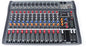 Pro 12 Channels Live Audio Mixer Bluetooth USB DJ Sound Mixing Console with 3 Stage Equalization Regulate 6 Modes Of Music for Family Ktv,Campus Speech,Meeting