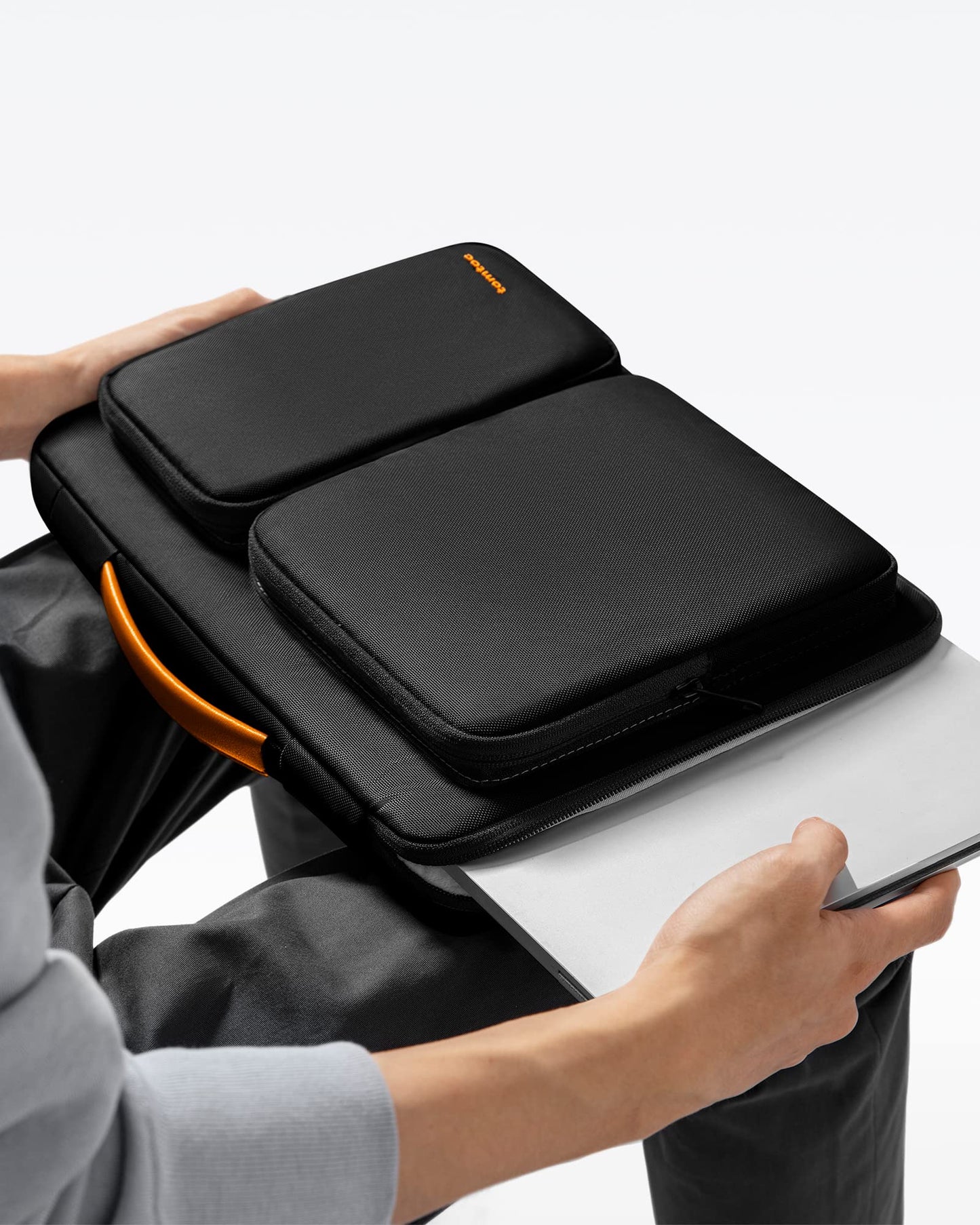 tomtoc 360 Protective Laptop Case for 13-inch New 2026 MacBook Air M5/A3449, M4/A3240, M3/A3113, M2/A2681, M1/A2337, MacBook Neo A18 Pro, 13-in Surface Pro 11th AI PC, Water-Resistant Carrying Bag