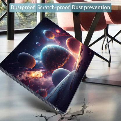 Mektron for 2026 MacBook Air 13-inch M5 Laptop Case A3449 with 13.6-inch Liquid Retina Display Fits 2025 A3240 M4 2024 A3113 M3 2023 A2681 M2 Printed Hard Shell for MacBook Air 13.6", Planets