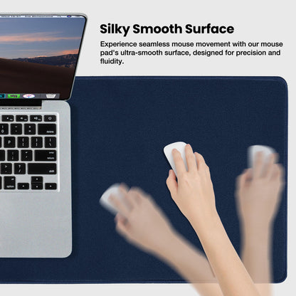 ALOANES Non-Slip Extended Mouse Pad Office&Home Desk Mat Stitched Edge