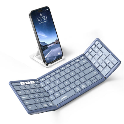 Samsers Full-Size Foldable Bluetooth Keyboard with Numeric Keypad - Blue