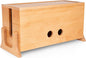 Extra Large Cable Management Box, Wood Cord Hider Box & Organizer for Power Strip, TV Wires & Desk Cable Storage