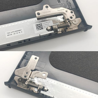 Replacement LCD Back Cover Top Case Lid Front Bezel Frame with Hinges for DELL Inspiron 15 3510 3511 3515 3520 3525 Series Laptop 0WPN8 00WPN8 9WC73 09WC73 AP3LE000901 Black
