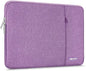 MOSISO Laptop Case 16 inch, 15-15.6 inch Laptop Sleeve Compatible with MacBook Pro 16 M4 M3 M2 M1, HP Acer Dell Lenovo ASUS Notebook, Polyester Vertical Computer Sleeve Bag with Pocket, Light Violet