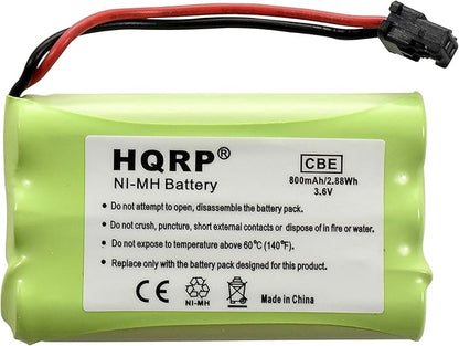 HQRP 5-Pack Cordless Phone Battery Compatible with Uniden PowerMax 5.8GHz 30878864022, Powermax 2.4 GHz, GE TL26402, GP 80AAALH3BMX, 80AAALH3BMZ Replacement