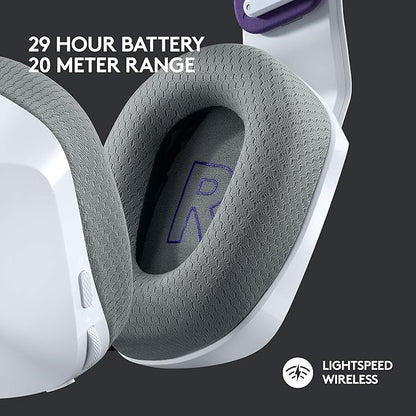 Logitech G733 Lightspeed Wireless Gaming Headset + Litra Beam LX Premium Dual-Sided RGB LED Streaming Key Light - White