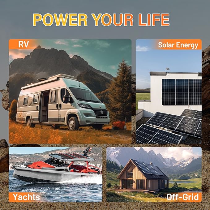 2 PCS Bluetooth 12V 314Ah LiFePO4 Lithium Battery MINI, Max. 4190Wh Energy, EV A+ Cells, Built-in 100A BMS, 15000 Deep Cycles Battery with Low-Temp Protection for RVs, Solar System, Off-Grid