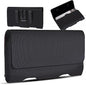 BECPLT Compatible with iPhone 13 Mini 12 Mini SE2 8 7 6 6s Holster Case, Nylon Holster Belt Case with Clip/Loops Belt Pouch Holder for iPhone SE 2022 8 7 6 6s Galaxy S7 - Built in ID Card Slot