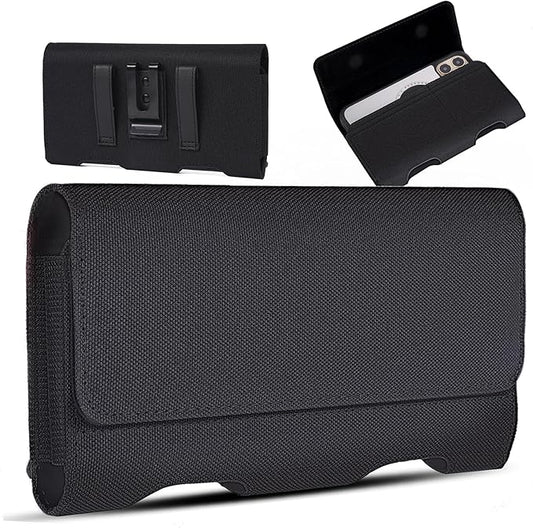 BECPLT for Galaxy S24 Ultra 5G Holster Case,Galaxy S23 Ultra S22 Ultra 5G S22+ 5G S21 Ultra 5G Nylon Holster Belt Case with Clip/Loops Belt Pouch Holder for Galaxy Note 20 Ultra S20+ S20 Ultra 5G