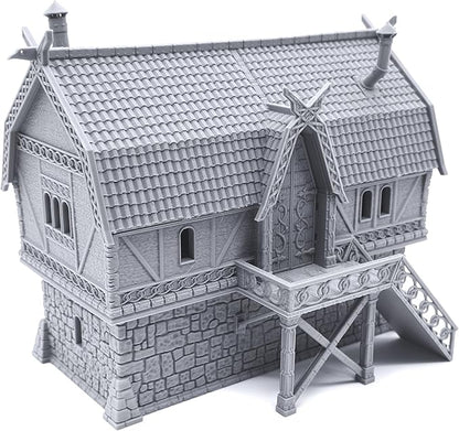 EnderToys The Brewhouse by Printable Scenery, 3D Printed Tabletop RPG Scenery and Wargame Terrain 28mm Miniatures