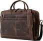 VC VINTAGE COUTURE Leather briefcase bag for men Leather Laptop Bags For Men and Women Travel Messenger Bag