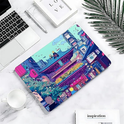 Compatible with MacBook Air 13.3 13.6 Inch Case 2022 2021 2020 2019 Plastic Hard Shell Case Cover,13.3 Pro(A1706/A1708/A1989/A2159/A2289/A2338), Traditional Japanese Architecture
