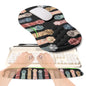 KUOSGM 2-in-1 Ergonomic Set, Wave Rise Keyboard Wrist Rest and Massage Bulge Slope Mouse Pad Wrist Support, Cushion Memory Foam Integrated to Relieve Wrist Pain, Cute Cat Paws