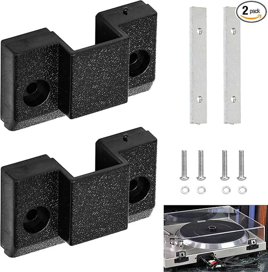 2 Pack Dust Cover Hinge Set Replacement Part for Turntables SL 1200 MKII