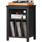 Joaxswe Record Player Stand with Vinyl Record Storage,Black
