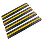 YONSHENG Rubber Cable Ramp Cord Cover Cable Protector Ramps Wire Hose Protective 1 Channel 22000Lbs Load Capacity Traffic Speed Bump for Asphalt Concrete Gravel Driveway Indoor Outdoor, 4 Pack
