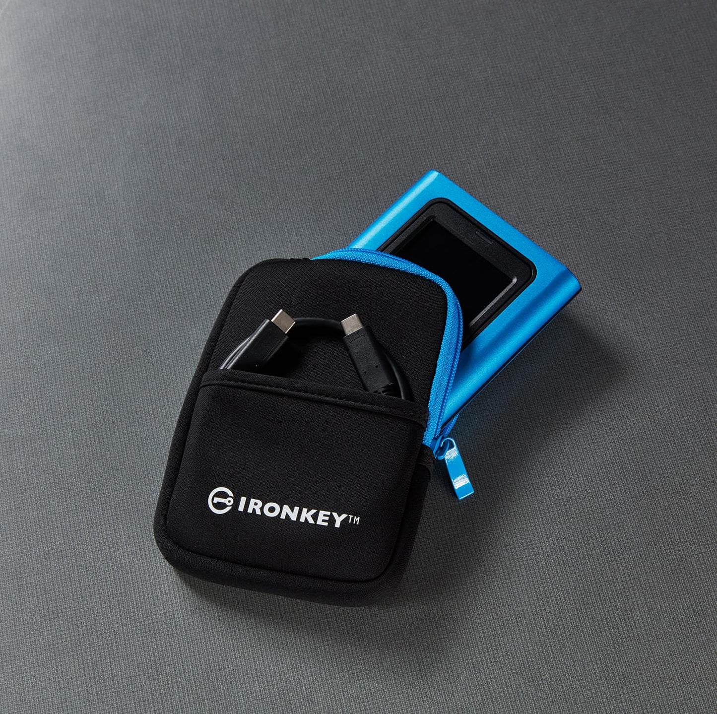 Kingston IronKey Vault Privacy 80 3.8TB External SSD | FIPS 197 | XTS-AES 256GB Encrypted | Touch Screen PIN | Secure Data Protection | IKVP80ES/3840G