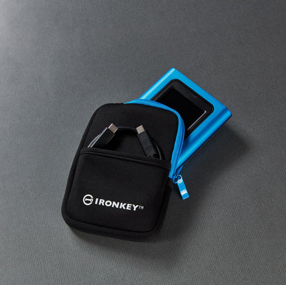 Kingston IronKey Vault Privacy 80 3.8TB External SSD | FIPS 197 | XTS-AES 256GB Encrypted | Touch Screen PIN | Secure Data Protection | IKVP80ES/3840G
