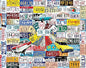 White Mountain Puzzles State Plates - 500 Piece Jigsaw Puzzle