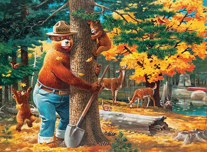 MasterPieces 100 Piece Licensed Jigsaw Puzzle for Kids - Smokey Bear - 14"x19"