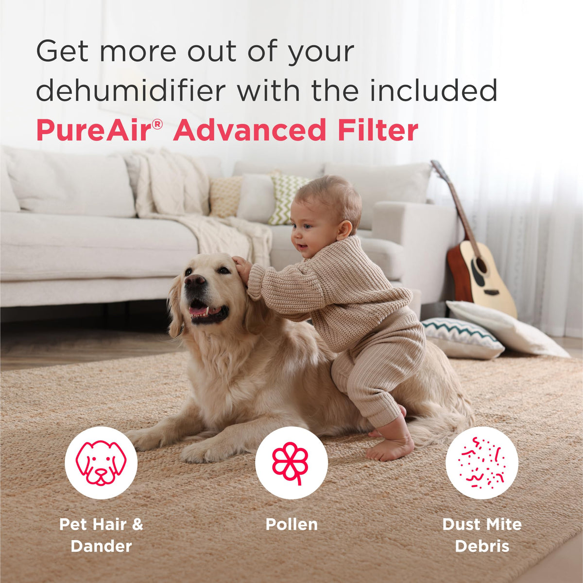 Frigidaire Gallery 35 Pint Smart Dehumidifier with MERV 14 Air Filter